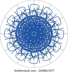 Attractive unique special creative mandala design