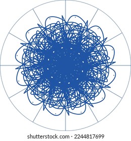 Atractivo diseño creativo especial de mandala