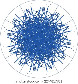 Attraktives, einzigartiges kreatives Mandala-Design