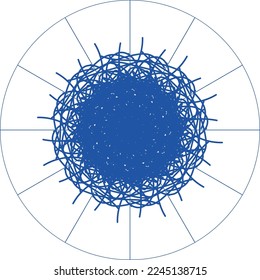 Attractive unique special creative mandala design