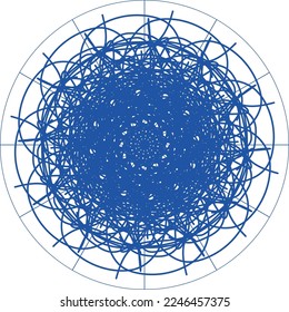 Attraktives, einzigartiges kreatives Mandala-Design