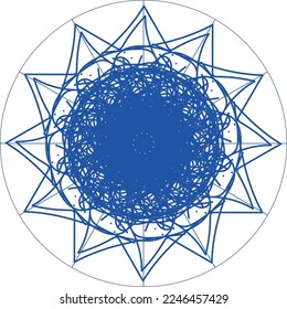 Attractive unique special creative mandala design