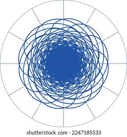 Attraktives, einzigartiges kreatives Mandala-Design
