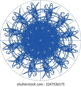 Attractive unique special creative mandala design