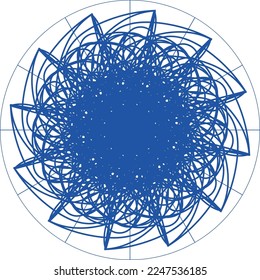 Atractivo diseño creativo especial de mandala