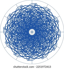 Atractivo diseño creativo especial de mandala