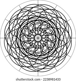 Atractivo diseño único y especial de Mandala para la creatividad