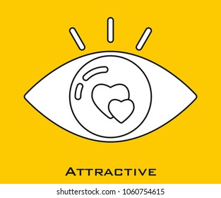 Attractive vector icon