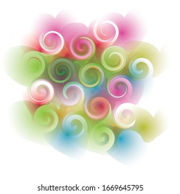Attractive water color background vector illustration design