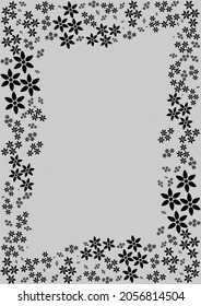 Attraktiver weißer floraler Hintergrund mit stylischer Struktur.