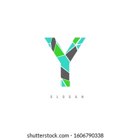 Attractive Y letter vector illustration design symbol