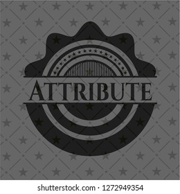 Attribute dark emblem. Retro