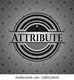 Attribute dark icon or emblem