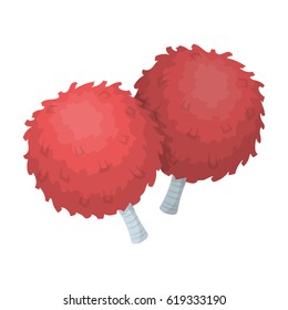 Attribute for the support group.Fans single icon in cartoon style vector symbol stock illustration.