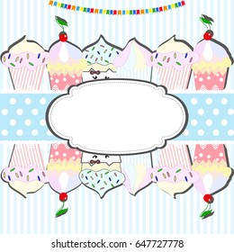 Attributes for the holiday, cake