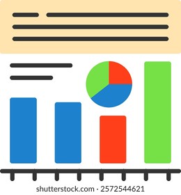 Attribution modeling Flat Style Icon Design