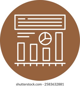 Attribution modeling Outline Circle Style Icon Design