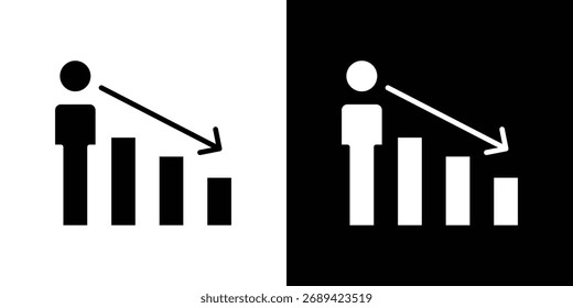 Icono de desgaste simple ilustración en diseño plano