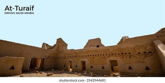 At-Turaif District in Diriyah, Saudi Arabia - UNESCO World Heritage Site
