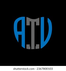ATU Brief Logo kreatives Design. ATU einzigartiges Design.
