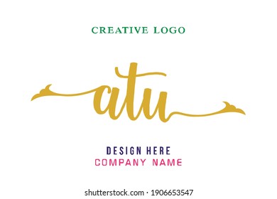 ATU lettering logo is simple, easy to understand and authoritative