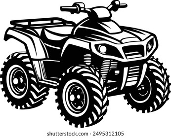 atv adventure Vector dibujado a mano boceto ilustración