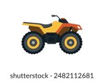 ATV (All-Terrain Vehicle) vector image illustration