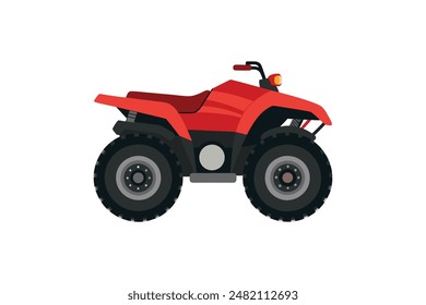 ATV (All-Terrain Vehicle) vector image illustration