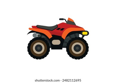 ATV (All-Terrain Vehicle) vector image illustration