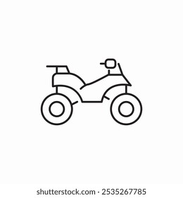 atv Fahrrad Symbol Vektor