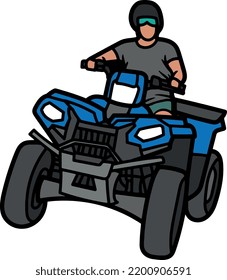 700 Atv Drawings Images, Stock Photos & Vectors | Shutterstock