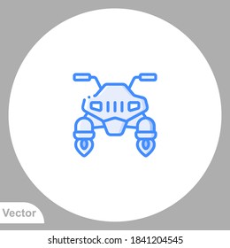 ATV icon sign vector,Symbol, logo illustration for web and mobile