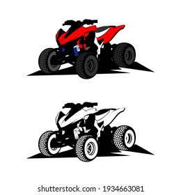 atv logo design icon vector