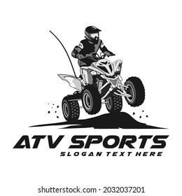 vector de diseño de logotipo de icono de desconexión ATV