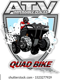 ATV Quad Bike, Impossible places.