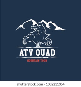 ATV Quad Logo Vector Template Design