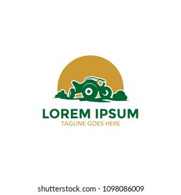 atv ride logo vector design