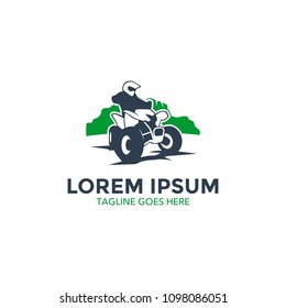 atv ride logo vector design