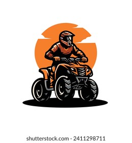 atv sport, ilustración de autodeporte