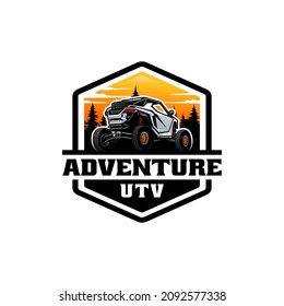 atv, utv, buggy adventure illustration logo vector