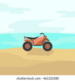 ATV vector illustration.
