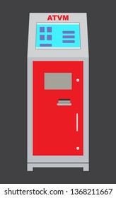 ATVM machine Indian railway