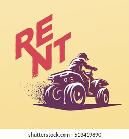 ATVs emblem. Rent 