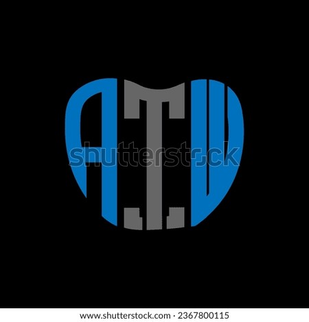 ATW letter logo creative design. ATW unique design.
 Zdjęcia stock © 