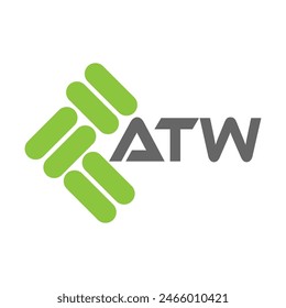 ATW letter logo vector design, ATW simple and modern logo. ATW luxurious alphabet design