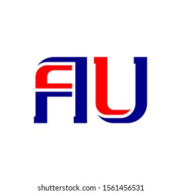 Au Abbreviation Australia Icon Logotype Template Stock Vector (Royalty ...