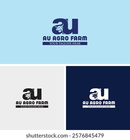 AU AGRO FARM LOGO DESIGN IDEA