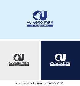 AU AGRO FARM LOGO DESIGN IDEA