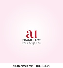 AU business vector logo design, AU Creative logo design, cooperate logo, Identity design