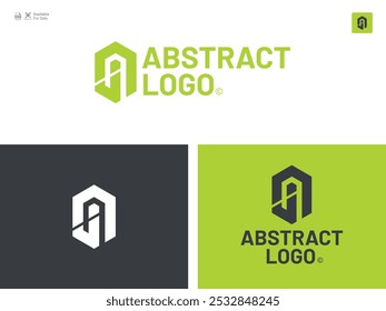 AU creative initial latter logo